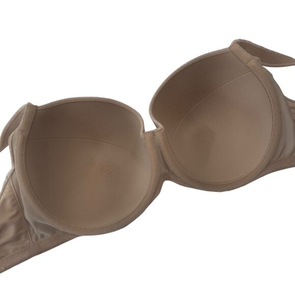 Soma Women Full Coverage Bra 38DD Beige Floral Lace Underwire Lightly Padded - Picture 5 of 12